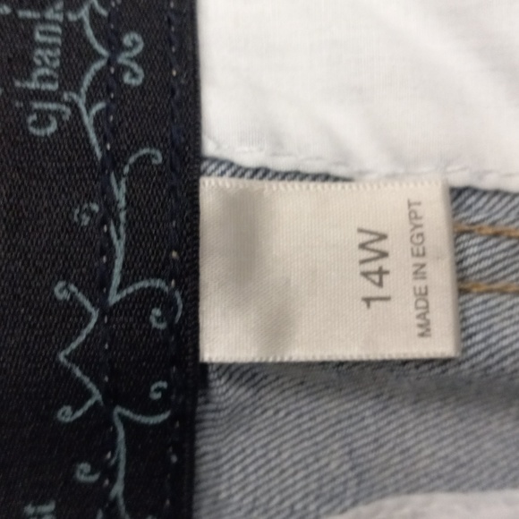 cj banks Comfort Waist Blue Jean Pedal Pushers - Picture 8 of 13